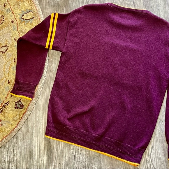 Vintage Minnesota Gophers Alumni Spirit Squad Letterman Varsity Patch Sweater - Picture 9 of 14